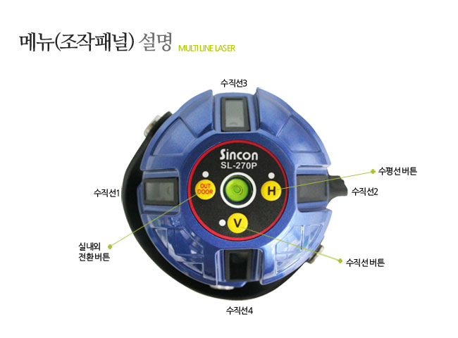 新坤SL-270P自动安平激光标线仪