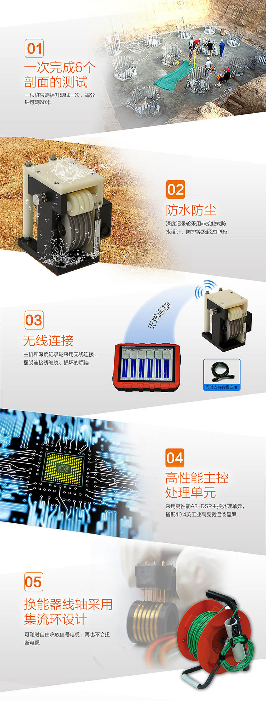 北京智博联ZBL-U5700多通道超声测桩仪2