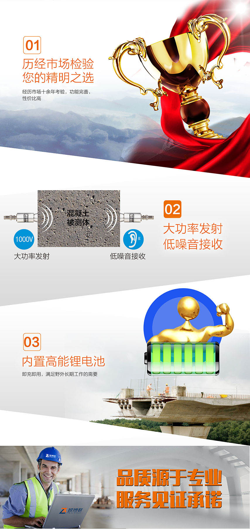 北京智博联ZBL-U510非金属超声检测仪2