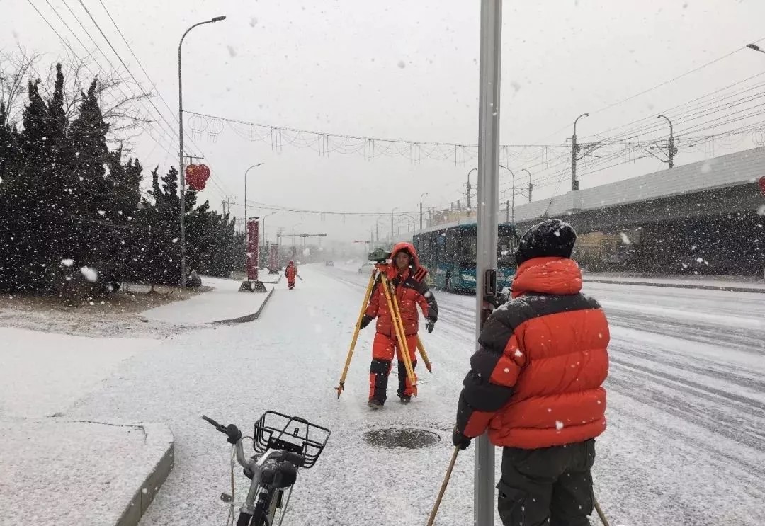 雪中水准测量