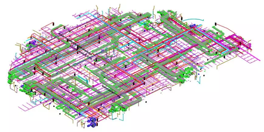 徕卡ICR80建筑BIM版全站仪在某项目MEP放样应用